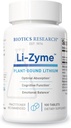 Biotics Research Li Zyme 50 μικρογραμμάρια, λίθιο ως ολόκληρο φαγητό, φυτοχημικά λίθιο, εξαιρετικά βιοδιαθέσιμο, υποστηρίζει τη λειτουργία του εγκεφάλου, τη μνήμη και την υποστήριξη διάθεσης, 100 δισκία