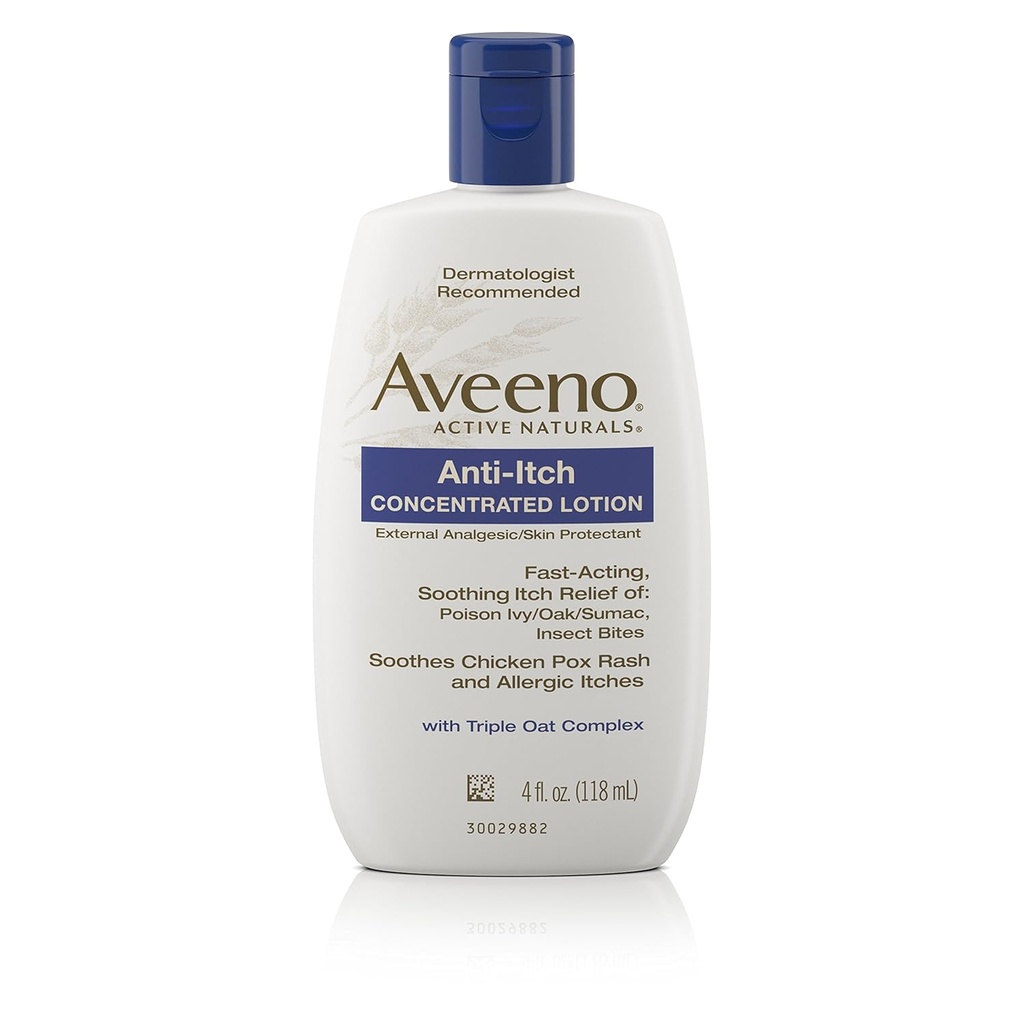 Aveeno Ενεργά φυσικά Anti-Itch συμπυκνωμένη Lotion - 4 fl oz