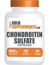 BulkSupplements.com Chondroitin Sulfate Κάψουλες - Συμπλήρωμα διατροφής, Chondroitin Sulfate 1000 mg - Χωρίς γλουτένη, 2 κάψουλες ανά υπηρεσία, 120 Count (Pack of 1)