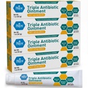 MED Pride Triple Antibiotic Pride Aintment Tube 1 Oz 4-Pack, Πρώτες βοήθειες για μικρές πληγές, γρατσουνιές, εκδορές, με ψευδάργυρο, νεομυκίνη, πολυμυξίνη