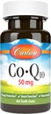 Carlson - Co-Q10, Συνένζυμο Q10, 50 mg, Ενεργειακή Παραγωγή & λειτουργία καρδιάς, 60 Softgels