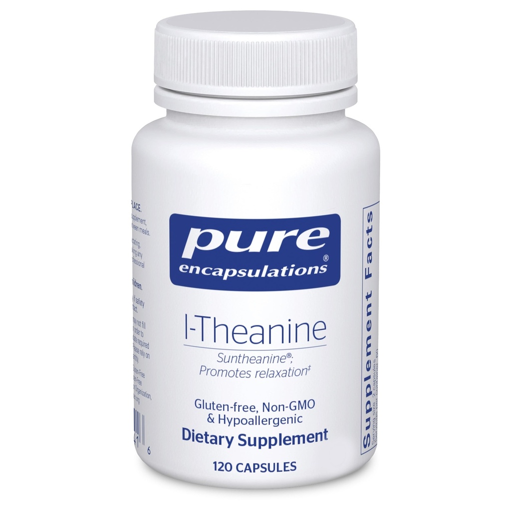 Pure Encapsulations L-Θεανίνη - Amino Acid συμπλήρωμα για την υποστήριξη χαλάρωσης, άγχος & νευρικό σύστημα - 120 κάψουλες