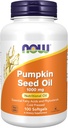 NOW Συμπληρώματα, Pumpkin Seed Oil 1000 mg με Απαραίτητα Λιπαρά Οξέα και Φυτοστερόλες, Ψυχρό Πατημένο, 100 Softgels