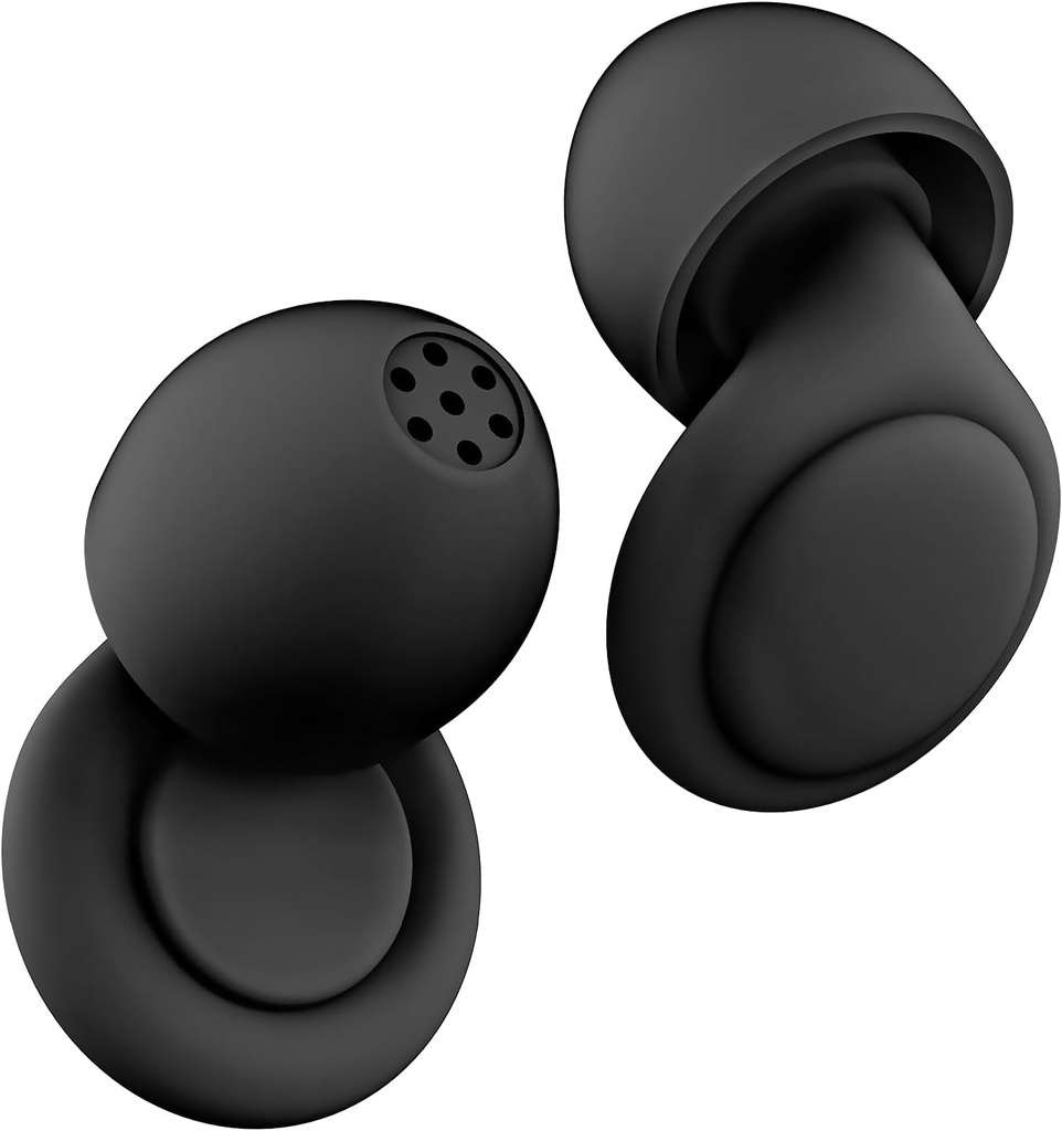 2 Θόρυβος Ακυρώνοντας τα βύσματα αυτιών, Beinkap Sleeping Earplugs με 12 Σιλικόνη Μαλακές Επαναχρησιμοποιήσιμες Ωτικές Συμβουλές για Κοινωνικές Συγκεντρώσεις, Εργασία, Κοιμώμενος, Συναυλίες, Γονείς, Συζήτηση, 28 dB Μείωση θορύβου