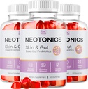 (3 Pack) Neotonics Skin and Gut Gummies, Neotonics Skin & Gut Essential Probiotics Gummies, Neotonics Skin and Gut Gummies Reviews, Neotonics Reviews, Neotonics Gummies, 180 Gummies Για 3 μήνες