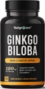 Natgrown Ginkgo Biloba 120mg - Extra Strength Ginkgo Biloba Extract Κάψουλες - 120 Count
