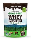 Opportunitas Grass Fed Chocolate Whey Protein Isolate Powder - 20g Protein Powder Χωρίς τεχνητά γλυκαντικά, ορμονών-ελεύθερος αγελάδες, μη GMO - 5lb