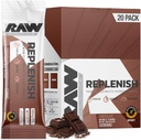 RAW Replenish Packets, Premium Ηλεκτρόλυτες Powder Recovery Formula, Σοκολάτα (20 Stick Packs) - Γεύσεις Ηλεκτρολυτικό Μείγμα Ποτού για Ενυδάτωση, Ανακούφιση, Αντοχή & Επιδόσεις