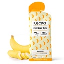 Lecka Energy Gel, 12 Gels για άσκηση αντοχής, Κατασκευασμένο με αληθινά φρούτα και σπόρους Βασίλειο, παρέχει φυσική ενέργεια και ηλεκτρολύτες (12 Gels, μπανάνα)