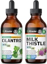 BIO KRAUTER Cilantro Βάμμα 4 Fl. Oz. & Milk Thittle Tincture 4 Fl. Oz.