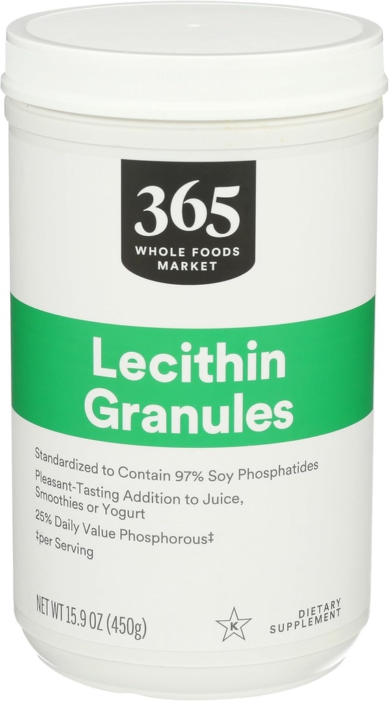 365 από Whole Foods Market, Λεκιθίνη Κόκκοι, Vegan, 15.9 Ουγγιά
