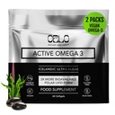 Orlo Vegan Omega 3 Algae Oil 1000mg - Natural Icelandic Nordic Omega-3 EPA & DHA Supplement - Fish Oil & Krill Alternative for Heart & Brain – 120 Easy-to-Swallow Burpless Mini Softgels