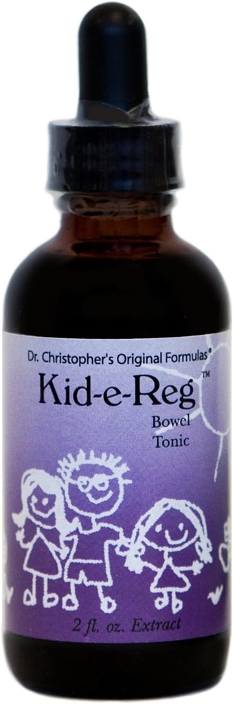 Christopher's Original Formulas Kid-e-Reg Bowel Tonic – Φυτική Φόρμουλα για Παιδιά – Μεγάλη Γεύση – 2 oz