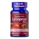 Puritan's Pride Premium Lycopene 10mg, Dietary Supplement for Prostate, Antioxidant, Heart Health, and Overall Health Support, 100 Rapid Release Softgels