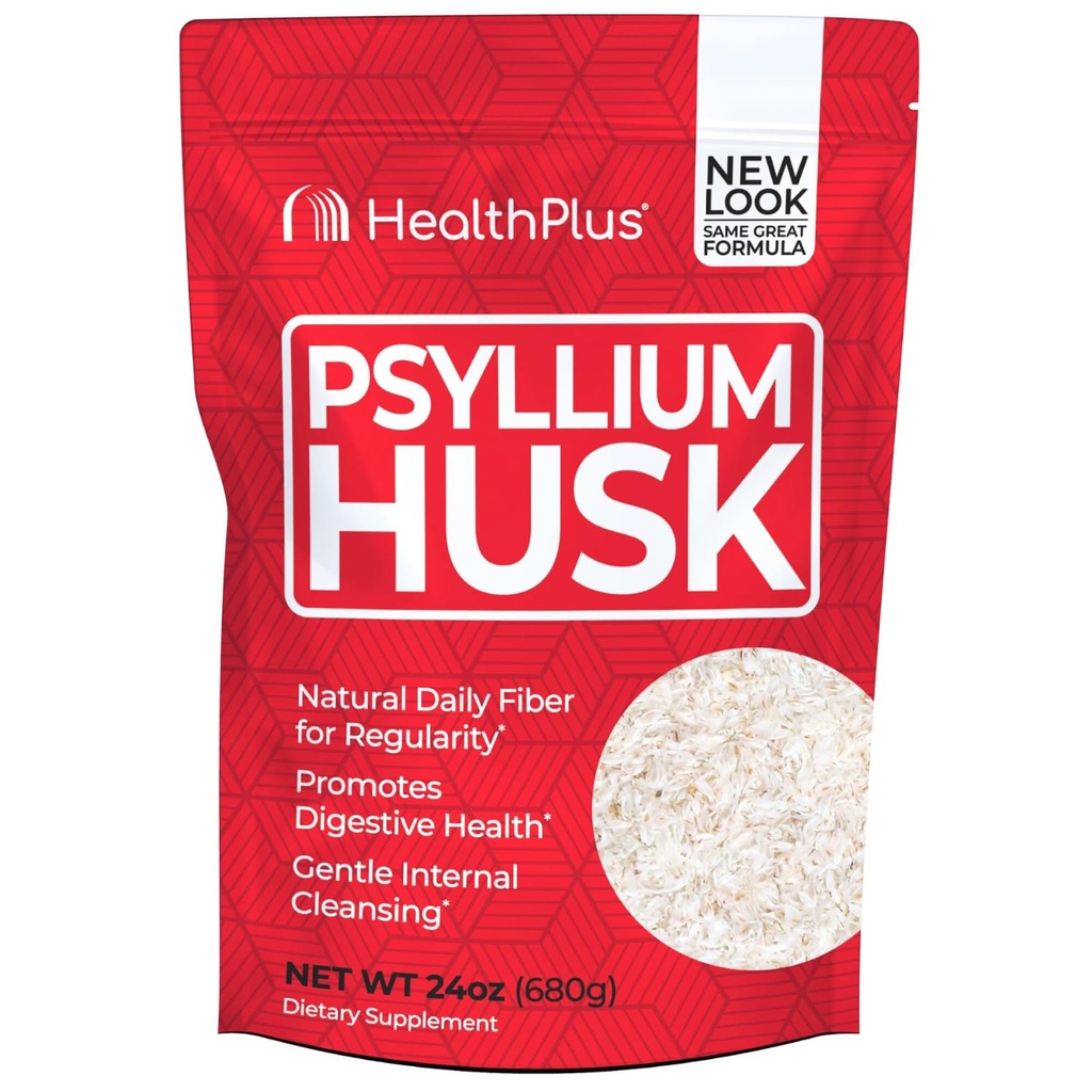 Υγεία Plus, Psyllium Husk, 24 oz, 96 εξυπηρετούν - Φυσικό Detox, ημερήσιο συμπλήρωμα ινών διατροφής, δυσκοιλιότητα ανακούφιση, απαλό καθάρισμα ουροδόχων, Keto Baking