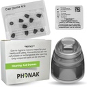 Καπάκι Phonak 4.0 Θόλος XΜικρό (0,18 ίντσες=4.5 χιλιοστά) -Γενική OEM Ελβετία Αντικατάσταση από Sonova, Δόλοι ακουστικής βοήθειας για πολύ στενό μέγεθος αυτιού - 1 συσκευασία / 10 Θόλοι Σύνολο