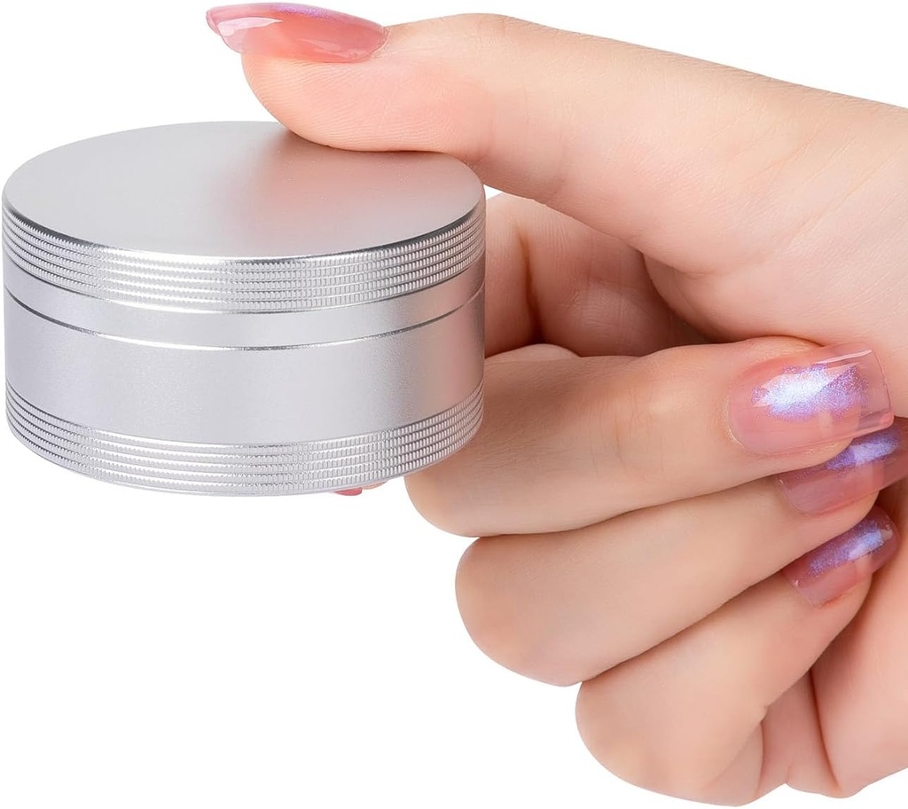 Μεταλλική θήκη χαπιών για το πορτοφόλι τσέπης - αδιάβροχη συσκευασία χαπιών καθημερινή κουτί φορητή ιατρική διοργανωτής για τα χάπια / βιταμίν / Fish Oil / Συμπληρωματικά, Silver Medium Pill Box