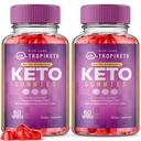 rize labs (πακέτο των 2 TropiKeto ACV Gummies - Επιπλέον δύναμη Keto Gummies για Σύνθετη απώλεια βάρους, συμπλήρωμα Keto, Tropi Keto Gummy Κριτικές (120 Gummies)