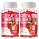 Γλυκοσαμίνη Chondroitin Gummies με MSM & Elderberry Extra Strength - Κοινή Υποστήριξη, Αντιοξειδωτικό Ανοσοποιητικό Συμπλήρωμα Υποστήριξης για Ενήλικες, Άνδρες και Γυναίκες. 120 Γκάμιες φράουλας
