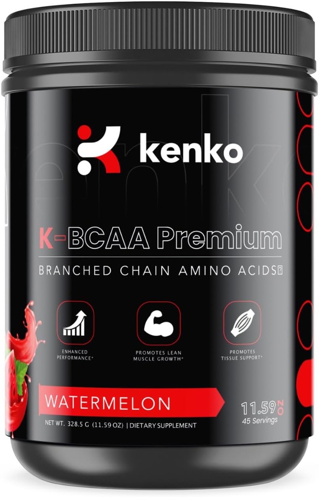 Kenko essentials K-BCAA Premium, Διαχωρισμένα Αμινούχα οξέα (Νερόμελο)
