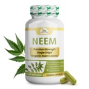 Βιολογικές κάψουλες Veda Neem, 1000mg - Βιολογικό συμπλήρωμα βοτάνων Made with Ayurvedic India Neem Leaf Powder - Supports Radiant Skin, Immune, Detox, Healthy Inflamatory Response - 120 Veggie Caps