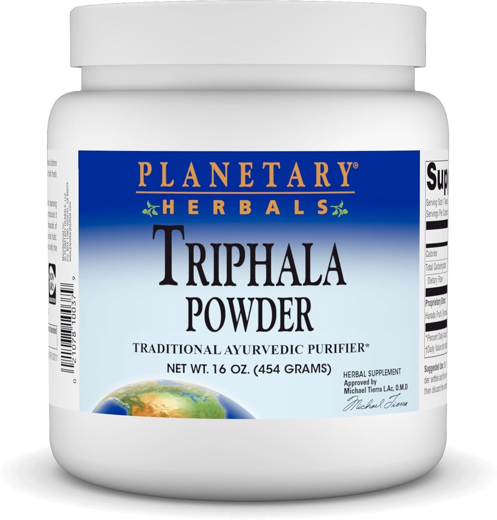 Πλανητικά βότανα: Triphala 16 oz. Κόνις