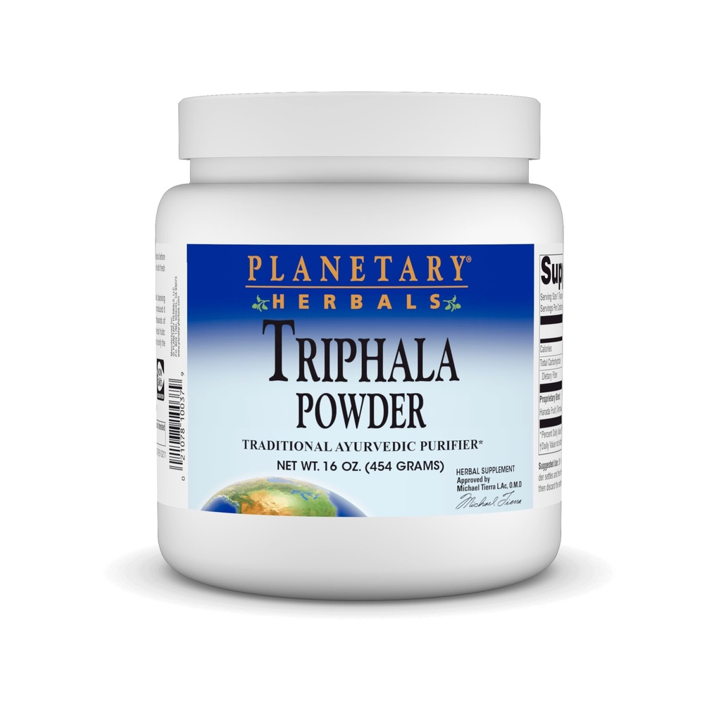 Πλανητικά βότανα: Triphala 16 oz. Κόνις