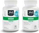 365 από το Whole Foods Market, MSM 1000Mg, 90 Tablets (πακέτο του 2)