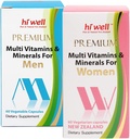 Ζευγάρι πακέτο βιταμινών (Hi Well Premium Multi Vitamins & Minerals για άνδρες/γυναίκες)