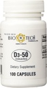 D3-50 50,000iu - Bio-Tech Pharmacal - 100 Κάψουλες - Συσκευασία των 2