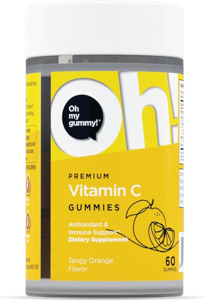 Oh My Oh Vitamin C Gummies για ενήλικες και παιδιά – Συμπλήρωμα για την Ανοσία, τα οστά και τους μυς Υγεία - Βοηθά το σώμα κατάστημα σιδήρου