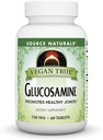 Source Naturals Vegan True Glucosamine, Προάγει Υγιείς αρθρώσεις *, 750 mg - 60 δισκία