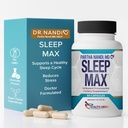 Nandi’s Sleep Max Natural Sleep Aid – Μαγνήσιο, GABA, 5-HTP & Taurine – REM Sleep & Deep Sleep Supplement Χωρίς μελατονίνη – Μη-Habit Forming Vegan Herbal Sleep Aid – Μη-GMO – 60 κάψουλες