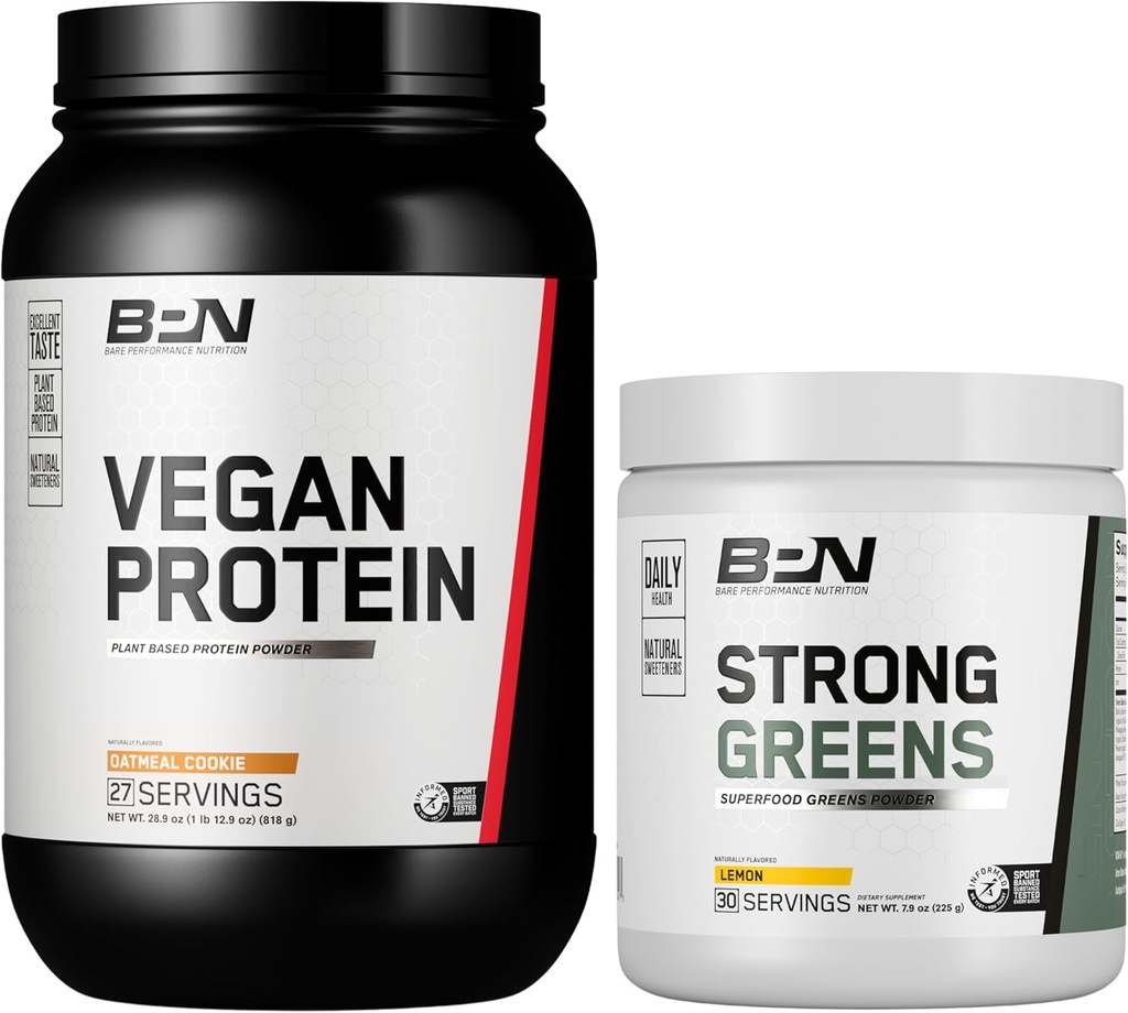 Πρωτεΐνη μπισκότου Vegan + Ισχυρό πράσινο λεμονάδα