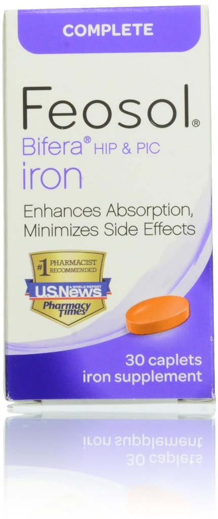 Feosol Πλήρης με Bifera Iron Caplets 30ct