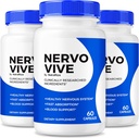 (Pack of 3) NervoVive – Original Nervo Vive Nerve Health Support Formula, Total Nerve Care with Natural Ingredients for Comfort & Signal Function 