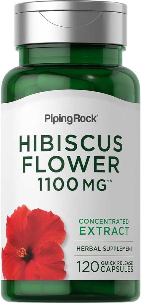 Piping Rock Hibiscus Flowers 1100 mg 