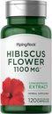 Piping Rock Hibiscus Flowers 1100 mg 