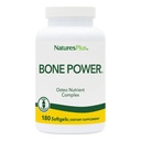 Natures Plus Bone Power with Boron - 1000 mg Ασβέστιο, 180 Softgels - Συμπλήρωμα Υποστήριξης Οστών & Κοινών, Υγρό Ασβέστιο για Μέγιστη Απορρόφηση - Χωρίς γάλα, Χωρίς Γλουτένη - 45 Σερβιέτες