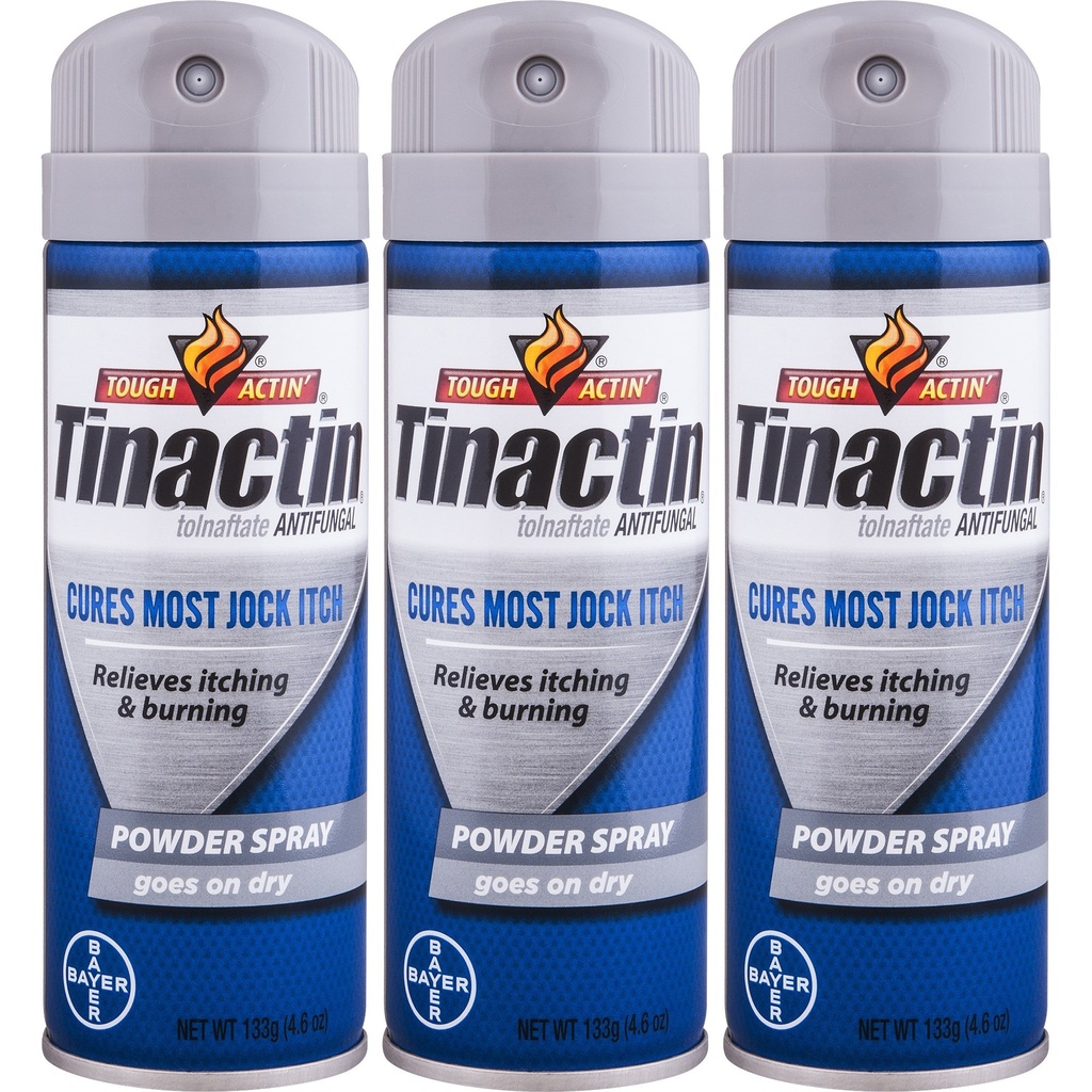 Tinactin Jock Itch Spray Powder, 4,6 oz. (Συσκευασία των 3)