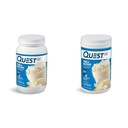 Quest Vanilla Milkshake πρωτεΐνη σκόνης, 24g πρωτεΐνη, 1g ζάχαρη, 3 & 1,6 λίρα, χαμηλή υδατάνθρακες, χωρίς γλουτένη, 43 & 23 εξυπηρετούν
