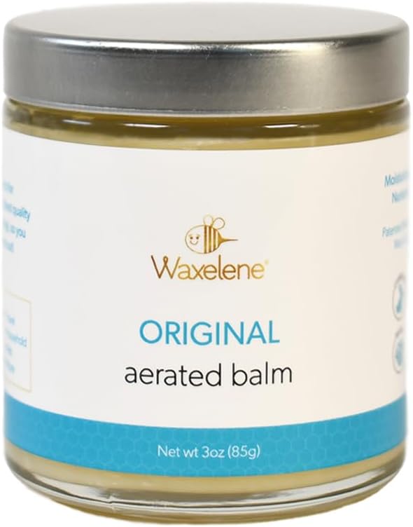 Waxelene Original Aerated Balm, Travel Jar, οργανική πολλαπλών χρήσεων αλοιφή του πετρελαίου ζελέ Εναλλακτική Eczema Dry Sensitive Δέρμα Face Moisturizer