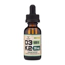 Vitamin D3 K2 5,000 IU Liquid Drops (5,000 IU of D3 and 200mcg of 99.9% All-Trans Patented K2 MK-7 (K2Vital)) Max Absorption Liquid Vitamin D Drops (30 Servings) by Double Wood