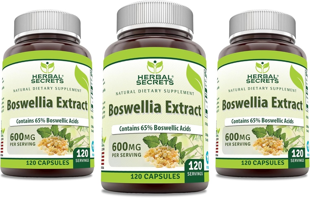 Εκχύλισμα Boswellia Serrata (65% Boswellic Acids) 600 mg Συμπληρώματα καψακίων 