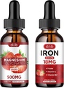 Liquid Iron Supplement for Women Magnesium Glycinate Liquid Drops