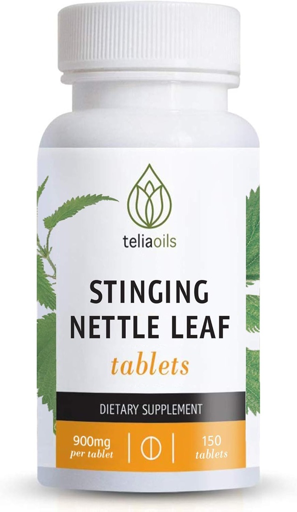 Teliaoils Κάψουλες φύλλων Νετλ 900mg – Tinging Nattle Extract Δισκία για Εποχική Ανακούφιση, Ανοσολογική & Αναπνευστική Υποστήριξη – 150 Vegan Κάψουλες