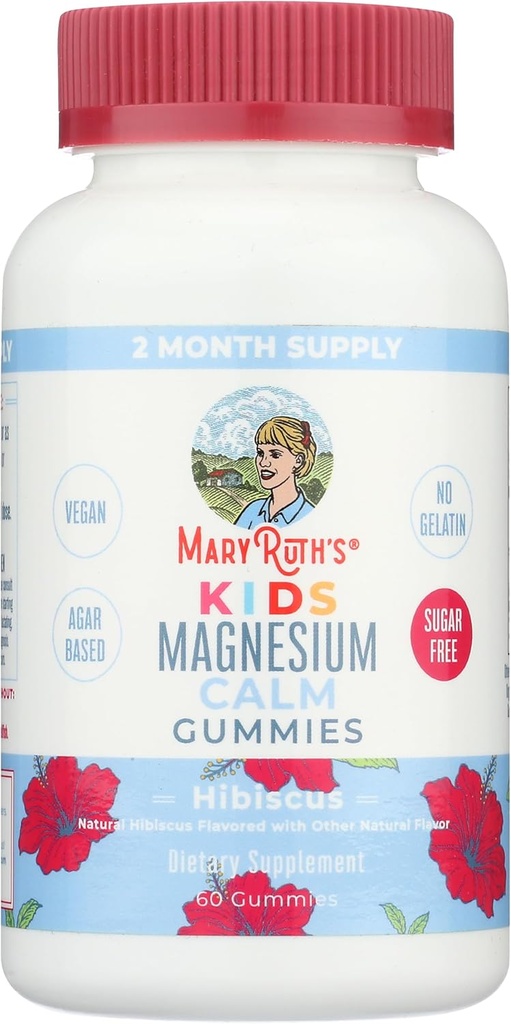 Παιδιά Μαγνήσιο Citrate Gummies by MaryRuth's 2 Month Sugar Free 