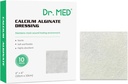 Dr. Med Αλγινικό ασβέστιο φόρεμα 4"x4", 10 ατομική συσκευασία υψηλής απορρόφησης Dressing Gauze, μη Stick Pads, μαλακό και άνετο Patch για φροντίδα τραύματος, ταχύτερη θεραπεία