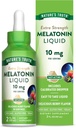 Nature's Truth Melatonin Liquid | 10 mg | 2 Fl oz Maximum Strength for Adults | Berry Flavor | Vegan, Non-GMO & Gluten Free Supplement