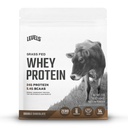 Επίπεδα Grass Fed Whey πρωτεΐνη σκόνη, καμία τεχνητή ουσία, 24G πρωτεΐνης, διπλή σοκολάτα, 1LB